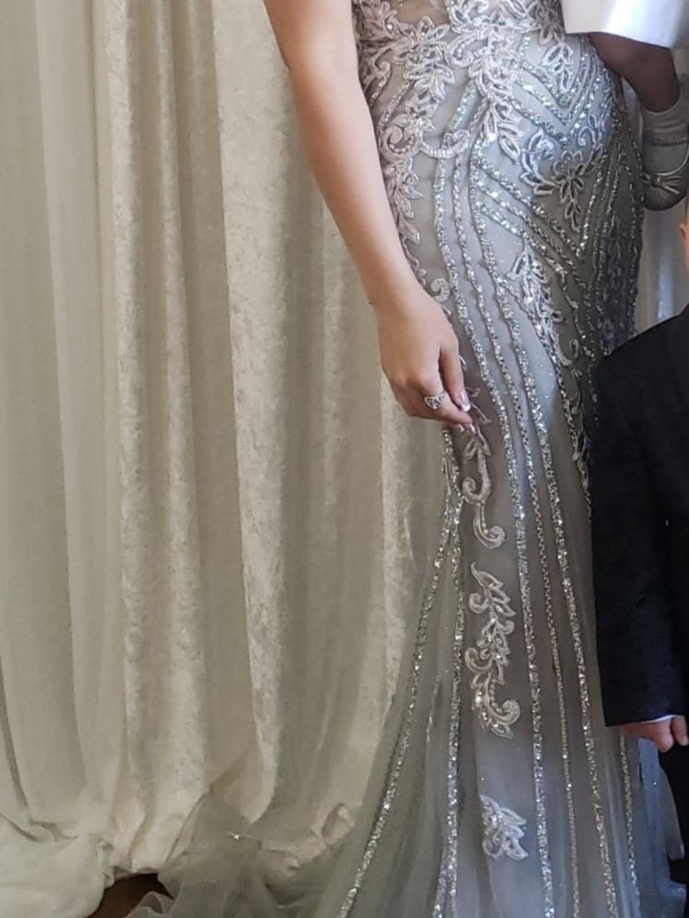 Elegant Silver Dress